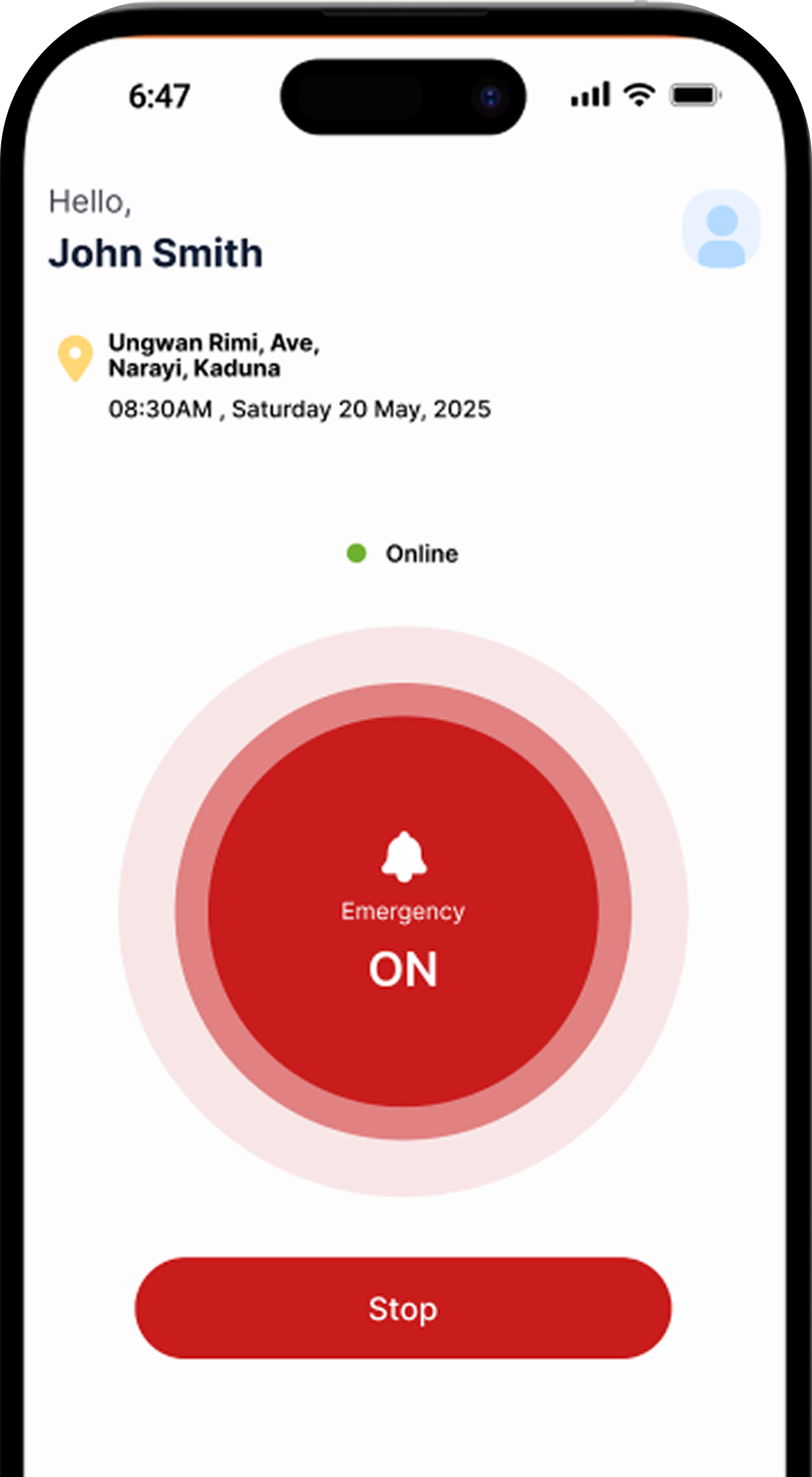 CareBridge App Mockup